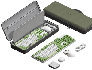 Hagibis Keyboard Bag Hard Shell Portable Travel Carrying Case, 68/87/108 Keys EVA 900D Oxford Cloth Storage Case Electronic Organizer Shockproof Waterproof (Green, 108 Key) Hagibis Keyboard Bag Hard Shell Portable Travel Carrying Case, 68/87/108 Keys EVA 900D Oxford Cloth Storage Case Electronic Organizer Shockproof Waterproof (Green, 108 Key)