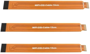 3PCS DSI FPC Flexible Cable Compatible with Raspberry Pi 5 to Connecting DSI Display, FPC Cable with Bends Dual-Plug 22Pin, 12CM/0.39FT Length 3PCS DSI FPC Flexible Cable Compatible with Raspberry Pi 5 to Connecting DSI Display, FPC Cable with Bends Dual-Plug 22Pin, 12CM/0.39FT Length