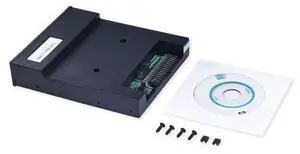 USB Floppy Drive Emulator, SFR1M44-U100K 3.5 Inch 1.44MB SSD Simulation Floppy Disk Drive Emulator Plug, Flash Disk Floppy Drive Emulator and CD Screws for Musical Keyboad(Black) USB Floppy Drive Emulator, SFR1M44-U100K 3.5 Inch 1.44MB SSD Simulation Floppy Disk Drive Emulator Plug, Flash Disk Floppy Drive Emulator and CD Screws for Musical Keyboad(Black)
