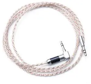 HiFi Cable 3.5mm Male to 3.5mm Male Earphone Upgrade Cable ZY-200 (Golden) HiFi Cable 3.5mm Male to 3.5mm Male Earphone Upgrade Cable ZY-200 (Golden)