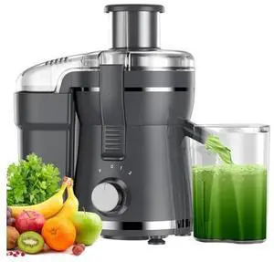 Juicer Machine, 500W Centrifugal Juicer Extractor with 3 Speed & Wide Mouth 3 Feed Chute for Fruit Vegetable, High Yield Juicer Included Cleaning Brush for Easy to Clean Juicer Machine, 500W Centrifugal Juicer Extractor with 3 Speed & Wide Mouth 3 Feed Chute for Fruit Vegetable, High Yield Juicer Included Cleaning Brush for Easy to Clean