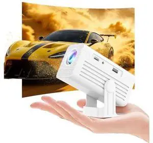 Mini Projector with WiFi and Bluetooth, 4K Supported Portable Smart Projector, Android 11 Built-in Apps, 260 ANSI Auto Keystone Short Throw Movie Projector for Bedroom, Camping, Outdoor Use Mini Projector with WiFi and Bluetooth, 4K Supported Portable Smart Projector, Android 11 Built-in Apps, 260 ANSI Auto Keystone Short Throw Movie Projector for Bedroom, Camping, Outdoor Use