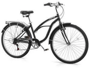 Women Bike, 26 Inch Beach Cruiser Bike, 7 Speed Commuter Bicycle with Ergonomic Upright Frame, Full Front & Rear Fenders (Green/Black/Red) Women Bike, 26 Inch Beach Cruiser Bike, 7 Speed Commuter Bicycle with Ergonomic Upright Frame, Full Front & Rear Fenders (Green/Black/Red)