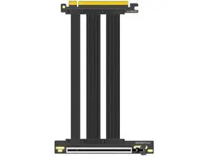 WISDUM 300mm PCIe 5.0 Riser Cable for RTX5090 RTX4090 RX9070 RX7900, Compatible with PCIe 5.0/4.0 GPUs, 90 Degree Right Angle for Vertical GPU Mount WISDUM 300mm PCIe 5.0 Riser Cable for RTX5090 RTX4090 RX9070 RX7900, Compatible with PCIe 5.0/4.0 GPUs, 90 Degree Right Angle for Vertical GPU Mount