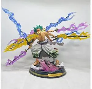 Anime One Piece Roronoa Zoro GK Nine Knives Flow PVC Action Figure Collectible Model Doll Toy 22cm Anime One Piece Roronoa Zoro GK Nine Knives Flow PVC Action Figure Collectible Model Doll Toy 22cm