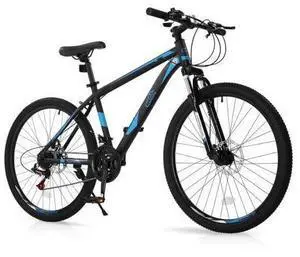 Mountain Bike 24/26/27.5 Inch Men & Women Mountain Bike with 21-Speed Adult Bikes, Double Disc Brake, Suspension Fork and High Carbon Steel Frame Mountain Bike 24/26/27.5 Inch Men & Women Mountain Bike with 21-Speed Adult Bikes, Double Disc Brake, Suspension Fork and High Carbon Steel Frame