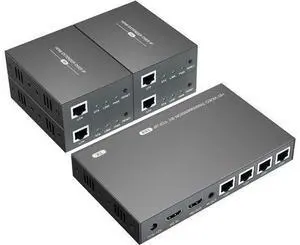 4K HDMI Extender, Ultra HD 4K@60Hz Over Cat5e/6 Up to 200ft/60m, Extended Audio and Video, Supports Loop Out, IR, HDCP 2.2/1.4 YUV 444 4K HDMI Extender, Ultra HD 4K@60Hz Over Cat5e/6 Up to 200ft/60m, Extended Audio and Video, Supports Loop Out, IR, HDCP 2.2/1.4 YUV 444