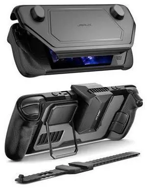 ModCase for Steam Deck/Steam Deck OLED, PC0104 Modular Valve Steam Deck Case Include Protective Case, Face Cover, Cooling Fan, Metal Bracket and Strap - Cooler Set ModCase for Steam Deck/Steam Deck OLED, PC0104 Modular Valve Steam Deck Case Include Protective Case, Face Cover, Cooling Fan, Metal Bracket and Strap - Cooler Set