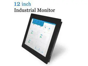 12 Inch Metal Shell Industrial Monitor USB Touch Screen Display with VGA DVI AV BNC Output 12 Inch Metal Shell Industrial Monitor USB Touch Screen Display with VGA DVI AV BNC Output