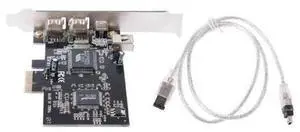 1X IEEE 1394A 4 Port(3+1) Firewire Card Adapter 6-4 Pin Cable For Desktop PC 1X IEEE 1394A 4 Port(3+1) Firewire Card Adapter 6-4 Pin Cable For Desktop PC
