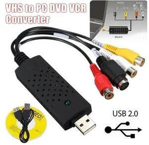 2.0 Audio Television Video VHS to PC DVD VCR Converter Easy Capture Card Adapter DJA99 2.0 Audio Television Video VHS to PC DVD VCR Converter Easy Capture Card Adapter DJA99