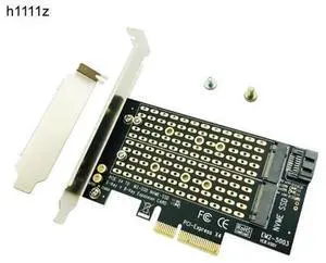 NVMe SSD NGFF TO PCIE X4 Adapter M Key B Key Dual Interface Card Support PCI Express 3.0 2230 2242 2260 2280 Size M2 SSD NEW NVMe SSD NGFF TO PCIE X4 Adapter M Key B Key Dual Interface Card Support PCI Express 3.0 2230 2242 2260 2280 Size M2 SSD NEW