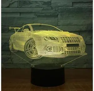 Super Car Touch Table Lamp 7 Colors Changing Desk Lamp 3D Lamp Novelty Led Night Lights For Local Shop Retail or Drop Shipping Super Car Touch Table Lamp 7 Colors Changing Desk Lamp 3D Lamp Novelty Led Night Lights For Local Shop Retail or Drop Shipping