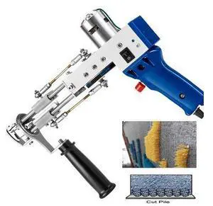 Cut Pile Tufting Guns Carpet Weaving Flocking Machine Set Hand-Held Electric Punch Needle Looped Pile Rug Tools Cut Pile Tufting Guns Carpet Weaving Flocking Machine Set Hand-Held Electric Punch Needle Looped Pile Rug Tools