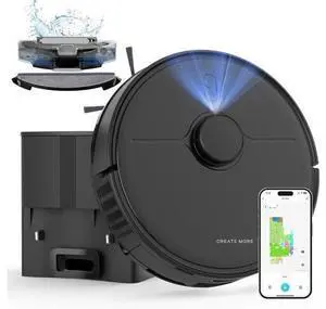 Robot Vacuum and Mop Combo, Robotic Vacuum Cleaner with Self-Charging,Hands-Free for 90 Days, 5000Pa Suction,LiDAR Navigation, Home Mapping, Multiple Cleaning Modes, Wi-Fi/App/Alexa, Pet Hair,Dust Robot Vacuum and Mop Combo, Robotic Vacuum Cleaner with Self-Charging,Hands-Free for 90 Days, 5000Pa Suction,LiDAR Navigation, Home Mapping, Multiple Cleaning Modes, Wi-Fi/App/Alexa, Pet Hair,Dust