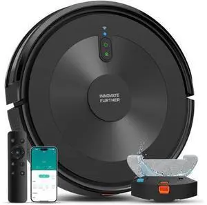 Robot Vacuum and Mop 2-in-1, 4000Pa Robot Vacuum Cleaner Strong Suction & Schedule Cleaning & Alexa/APP Control & Self-Charging, Tangle-Free Robotic Vacuums for Pet Hair, Hard Floor, Carpet Robot Vacuum and Mop 2-in-1, 4000Pa Robot Vacuum Cleaner Strong Suction & Schedule Cleaning & Alexa/APP Control & Self-Charging, Tangle-Free Robotic Vacuums for Pet Hair, Hard Floor, Carpet