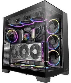 C8 ARGB, 2X TQR 160mm & 1x TQ 140mm ARGB PWM Fans Included,Dual-Chamber Layout, Type-C, 360mm Radiator Support, Seamless TG Front & Side Panels, RTX 40 Compatible, Full-Tower E-ATX PC Case C8 C8 ARGB, 2X TQR 160mm & 1x TQ 140mm ARGB PWM Fans Included,Dual-Chamber Layout, Type-C, 360mm Radiator Support, Seamless TG Front & Side Panels, RTX 40 Compatible, Full-Tower E-ATX PC Case C8