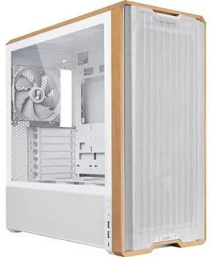 LANCOOL 217 Genuine Walnut Wood Computer Case, Mid-Tower ATX PC Case with 5 Pre-Installed PWM Fans 2x170mm, 2x120mm & 1x140mm, Flexible PSU & Cable Installation - Black (LAN217X) White Wood LANCOOL 217 Genuine Walnut Wood Computer Case, Mid-Tower ATX PC Case with 5 Pre-Installed PWM Fans 2x170mm, 2x120mm & 1x140mm, Flexible PSU & Cable Installation - Black (LAN217X) White Wood