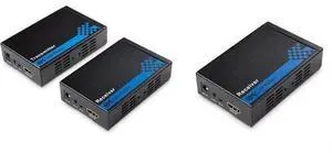 Cable Matters Wall Mount HDMI Extender with TCP/IP Support for 1-to-Many Setup - Up to 300 Feet & Receiver Box for HDMI Extender Over Ethernet Cable Cable Matters Wall Mount HDMI Extender with TCP/IP Support for 1-to-Many Setup - Up to 300 Feet & Receiver Box for HDMI Extender Over Ethernet Cable