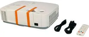 Versatile 3LCD Projector: WXGA Resolution 4000 Lumens Closed Captioning DICOM Brightness for Gaming and Digital Signage - HDMI USB, Bundle HDMI Cable Remote Control Power Cord Versatile 3LCD Projector: WXGA Resolution 4000 Lumens Closed Captioning DICOM Brightness for Gaming and Digital Signage - HDMI USB, Bundle HDMI Cable Remote Control Power Cord