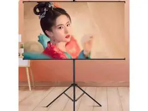 Projector Screen with Tripod Stand 60 Inch 16:9 4K Projector Screen Portable Anti-Crease Projection Screen for Movie Home Theater Office Classroom Projector Screen with Tripod Stand 60 Inch 16:9 4K Projector Screen Portable Anti-Crease Projection Screen for Movie Home Theater Office Classroom
