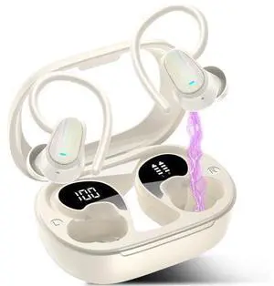 AI Translation Earbuds Real Time, 164 Language Translator Earbud with Audio and Video Calls, 3-in-1 Buletooth 5.4 Translation Headphone with APP, 50H AI Ear Buds Translator Device for Business, White AI Translation Earbuds Real Time, 164 Language Translator Earbud with Audio and Video Calls, 3-in-1 Buletooth 5.4 Translation Headphone with APP, 50H AI Ear Buds Translator Device for Business, White