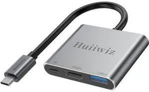 USB C to HDMI Adapter with Multiport(4K@60Hz/USB3.0/PD 100W) USBC to HDMI Adapter for iPhone iPad MacBook Switch to TV Monitor Projector USB C to HDMI Adapter with Multiport(4K@60Hz/USB3.0/PD 100W) USBC to HDMI Adapter for iPhone iPad MacBook Switch to TV Monitor Projector