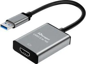 USB to HDMI Adapter Hdmi to USBA for Monitor USB A to HDMI for MacBook HD MI Adapter Compatible with Windows 10/11 and Mac os 3.0 for 1080@60Hz USB to HDMI Adapter Hdmi to USBA for Monitor USB A to HDMI for MacBook HD MI Adapter Compatible with Windows 10/11 and Mac os 3.0 for 1080@60Hz