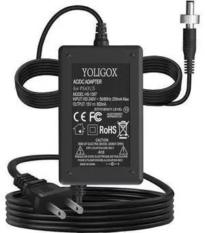 15V AC Adapter Compatible with Shure PS43US in-Line Power Cord for GLX4 and ULX4 Wireless Receivers. 15V AC Adapter Compatible with Shure PS43US in-Line Power Cord for GLX4 and ULX4 Wireless Receivers.