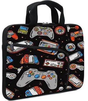 Laptop Sleeves 14 15 15.4 15.6 Chromebook Case Notebook Sleeve PC Messenger Bag Tablet Case Neoprene Handle Sleeve for Men Women Two Pockets(Games-1) Laptop Sleeves 14 15 15.4 15.6 Chromebook Case Notebook Sleeve PC Messenger Bag Tablet Case Neoprene Handle Sleeve for Men Women Two Pockets(Games-1)