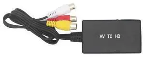 3RCA to HDM1 Cable, 1080P Composite AV to HDM1 Adapter Converter Cord for Connecting Older DVD/VCR to HDTV 3RCA to HDM1 Cable, 1080P Composite AV to HDM1 Adapter Converter Cord for Connecting Older DVD/VCR to HDTV