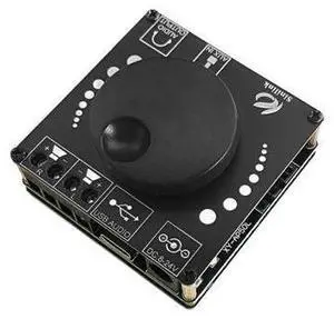 XY-AP50L 40W50W*2 Stereo Bluetooth Digital Power Amplifier Board 12V/24V2.0 Dual Channel Knob Volume Adjustment Switch XY-AP50L 40W50W*2 Stereo Bluetooth Digital Power Amplifier Board 12V/24V2.0 Dual Channel Knob Volume Adjustment Switch