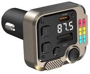 BT5.3 Multifunctional Wireless Car Adapter with FM Radio, 30W Fast Charger, 2 USB Ports, Handsfree Music Player Charger BT5.3 Multifunctional Wireless Car Adapter with FM Radio, 30W Fast Charger, 2 USB Ports, Handsfree Music Player Charger