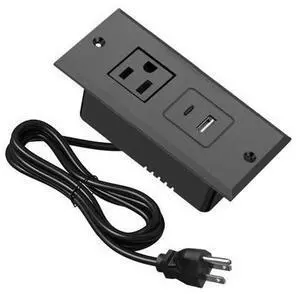 Small Recessed Power Strip Plug Extension Cord Charging Station with Inset USB Electrical Outlet for Desk Power Strip Black Small Recessed Power Strip Plug Extension Cord Charging Station with Inset USB Electrical Outlet for Desk Power Strip Black