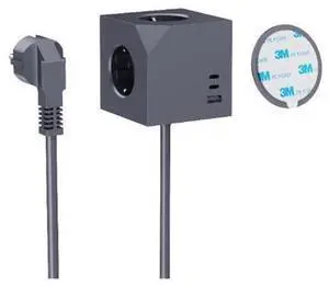 Multi Outlets PD20W Fast Charging Magnetic Eu Cube Socket Extension Cable with USB C Multi Outlets PD20W Fast Charging Magnetic Eu Cube Socket Extension Cable with USB C