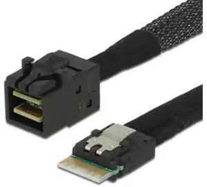 Mini SAS SFF-8654 38Pin Host to SFF-8643 Target Data Server Disk Raid Cable 50cm Mini SAS SFF-8654 38Pin Host to SFF-8643 Target Data Server Disk Raid Cable 50cm