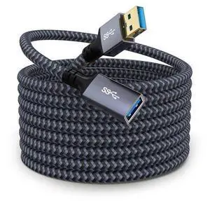 USB Extension Cable 20ft- USB3.0 Extension Cable Durable Braided Design Type A Male to Female USB Extender for Printer Keyboard Mouse Flash Drive USB Extension Cable 20ft- USB3.0 Extension Cable Durable Braided Design Type A Male to Female USB Extender for Printer Keyboard Mouse Flash Drive