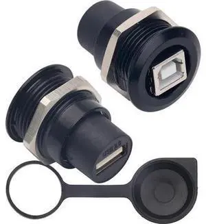 2PCS Panel Mount USB B to USB A Connector for Printer Threaded Fixed Female USB 2.0 Converter Adapter for HP Canon Epson Lexmark Xerox and More 2PCS Panel Mount USB B to USB A Connector for Printer Threaded Fixed Female USB 2.0 Converter Adapter for HP Canon Epson Lexmark Xerox and More