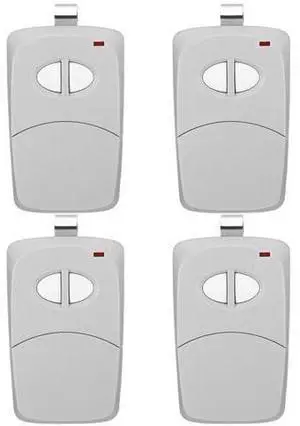 SOEWIOU 4 Pcs 2 Channel Gate Opener Remote Compatible with Multicode Linear MCS412001 10 Dip 300mhz Garage Door Opener Remote Control Transmitter with Sun Visor Clips SOEWIOU 4 Pcs 2 Channel Gate Opener Remote Compatible with Multicode Linear MCS412001 10 Dip 300mhz Garage Door Opener Remote Control Transmitter with Sun Visor Clips