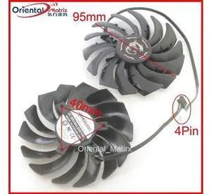 PLD10010S12HH PLD10010B12HH 12V 0.40A 4Pin For MSI RX6600XT RX6700XT GAMING X Video Graphics Card Cooler Cooling Fan PLD10010S12HH PLD10010B12HH 12V 0.40A 4Pin For MSI RX6600XT RX6700XT GAMING X Video Graphics Card Cooler Cooling Fan
