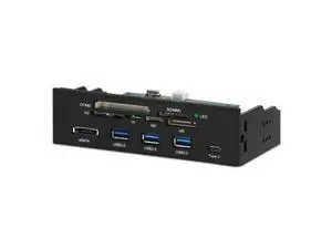 5.25 Inches Front Panel Internal USB3.0 eSATA Type-C TF SD Card Reader Hub for Desktop CD-ROM DVD-ROM ODD 5.25 Inches Front Panel Internal USB3.0 eSATA Type-C TF SD Card Reader Hub for Desktop CD-ROM DVD-ROM ODD