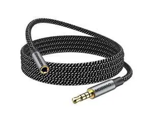 10FT/3Meter Long 3.5mm Extension TRRS 4-Pole Headphone Cable Male to Female Audio Cable Nylon Braided Compatible for Home/Car Stereos Smartphones Headphones Tablets Media Players and More 10FT/3Meter Long 3.5mm Extension TRRS 4-Pole Headphone Cable Male to Female Audio Cable Nylon Braided Compatible for Home/Car Stereos Smartphones Headphones Tablets Media Players and More