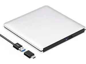 External CD DVD +/-RW Drive USB 3.0 Type-C, Ultra Slim Portable Aluminum DVD CD ROM Optical Drive Burner Reader Writer for Apple Mac MacBook Pro/ Air, iMac, Windows 11/10/8/7 Laptop PC, Silver External CD DVD +/-RW Drive USB 3.0 Type-C, Ultra Slim Portable Aluminum DVD CD ROM Optical Drive Burner Reader Writer for Apple Mac MacBook Pro/ Air, iMac, Windows 11/10/8/7 Laptop PC, Silver