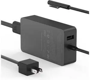 Surface Pro Charger 65W, for Microsoft Surface Pro 9/8/7+/7/6/5/4/3/X, Windows Surface Laptop 5/4/3/2/1/Studio, Laptop Go 2/1, Surface Book 3/2/1, Surface Go 3/2/1, with 10ft Magnetic Cable Surface Pro Charger 65W, for Microsoft Surface Pro 9/8/7+/7/6/5/4/3/X, Windows Surface Laptop 5/4/3/2/1/Studio, Laptop Go 2/1, Surface Book 3/2/1, Surface Go 3/2/1, with 10ft Magnetic Cable