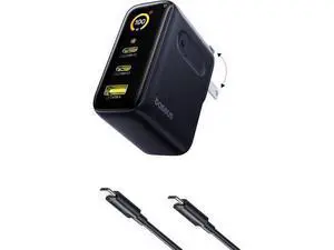 Picogo 100W USB C Charger, 3-Port Multi-Device Fast Charging Laptop Charger with Smart Display & Touch Control, GaN Power Adapter for MacBook Pro, iPhone 17/16, Pixel, Steam Deck, ROG Ally Picogo 100W USB C Charger, 3-Port Multi-Device Fast Charging Laptop Charger with Smart Display & Touch Control, GaN Power Adapter for MacBook Pro, iPhone 17/16, Pixel, Steam Deck, ROG Ally