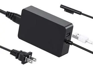 Surface Pro Charger for Surface Pro 9 8 7+ 7 6 5 4 3 X Surface Laptop 5 4 3 2 1 65W Windows Surface Tablet Charger Support 44W 36W Surface Pro Charger for Surface Pro 9 8 7+ 7 6 5 4 3 X Surface Laptop 5 4 3 2 1 65W Windows Surface Tablet Charger Support 44W 36W
