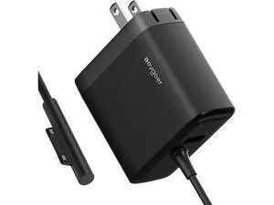 Surface Charger 65W Surface Pro Charger for Surface Pro 3/4/5/6/7/8/9/10/X Power Adapter Compatible for Both Surface Book/Laptop/Tablet Support 44W 36W (Foldable AC Plug) Surface Charger 65W Surface Pro Charger for Surface Pro 3/4/5/6/7/8/9/10/X Power Adapter Compatible for Both Surface Book/Laptop/Tablet Support 44W 36W (Foldable AC Plug)
