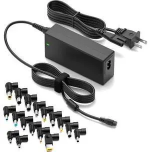 Universal Laptop Charger 90W AC Adapter for HP Gateway Toshiba Ultrabook Chromebook DC Output 12V 16V 18.5V 19V 19.5V 20V Power Supply Cord with 17 tips Universal Laptop Charger 90W AC Adapter for HP Gateway Toshiba Ultrabook Chromebook DC Output 12V 16V 18.5V 19V 19.5V 20V Power Supply Cord with 17 tips