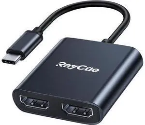USB-C to Dual HDMI Adapter 4K@60Hz Type-C to HDMI Converter for Dual Monitors USB-C Hub for MacBook/Laptop/HP//Surface//Thinkpad/Chromebook USB-C to Dual HDMI Adapter 4K@60Hz Type-C to HDMI Converter for Dual Monitors USB-C Hub for MacBook/Laptop/HP//Surface//Thinkpad/Chromebook