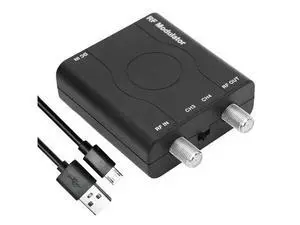 HDM61 HDMI to Coax Adapter, 1080P HDMI to RF Converter with NTSC Format Output CH3/CH4 Plug and Play RF Modulator for TV Antenna Signal HDM61 HDMI to Coax Adapter, 1080P HDMI to RF Converter with NTSC Format Output CH3/CH4 Plug and Play RF Modulator for TV Antenna Signal